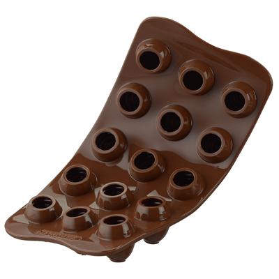 Форма Silikomart Форма для приготовления конфет choco spiral силиконовая арт. 22.152.77.0165