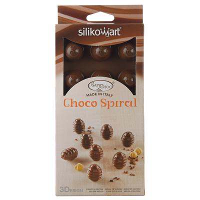 Форма Silikomart Форма для приготовления конфет choco spiral силиконовая арт. 22.152.77.0165