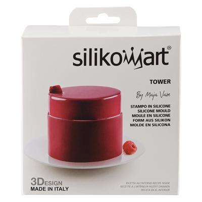 Форма Silikomart Форма для приготовления пирожного tower D12 см, h10 см силиконовая арт. 20.421.13.0065