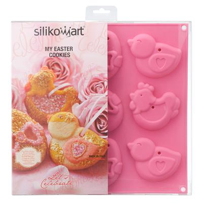 Форма Silikomart Форма для приготовления печенья my easter cookies силиконовая арт. 22.605.19.0063
