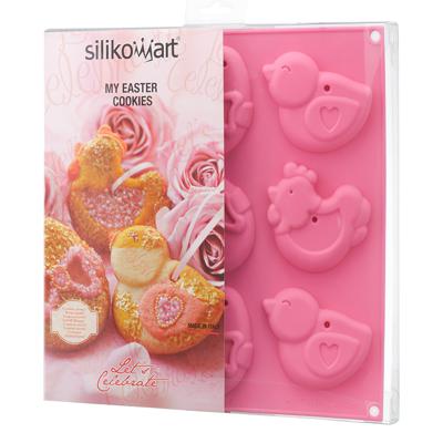 Форма Silikomart Форма для приготовления печенья my easter cookies силиконовая арт. 22.605.19.0063