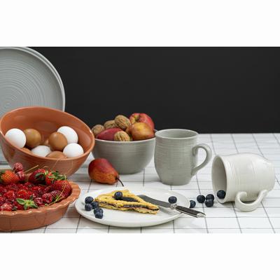 Миска ЯЯЯ Миска in the village, 1,1 л, серая арт. GBP_LJ_BWITV_PRC_GR_17