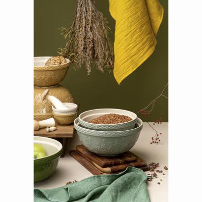 Миска Tkano Миска серо-мятного цвета с рельефным узором Ягоды Тайги из коллекции russian north, 2,5 л арт. TK23-TW_BW0004
