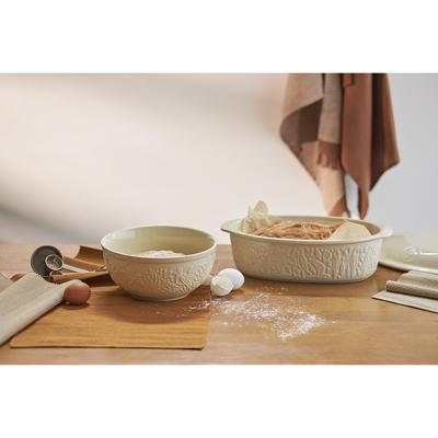 Миска ЯЯЯ Миска для смешивания birds of paradise, 2,6 л, кремовая арт. CZ-LJ-MBW-CR-2.6