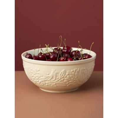 Миска ЯЯЯ Миска для смешивания birds of paradise, 2,6 л, кремовая арт. CZ-LJ-MBW-CR-2.6