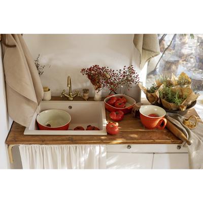 Миска ЯЯЯ Миска soft ripples, 3 л, красная арт. LJ000071