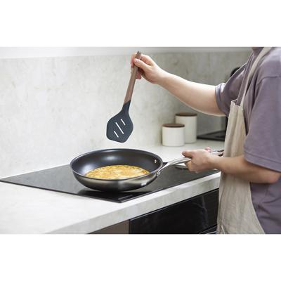 Аксессуар ЯЯЯ Лопатка с прорезями smartchef, 32 см, капучино-графит арт. SS-ST-SLC-NL-GRPL