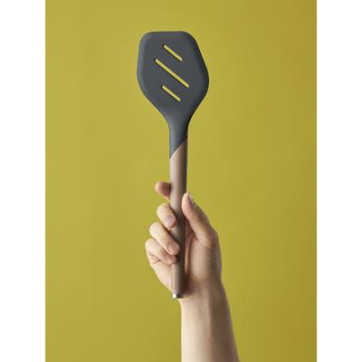 Аксессуар ЯЯЯ Лопатка с прорезями smartchef, 32 см, капучино-графит арт. SS-ST-SLC-NL-GRPL