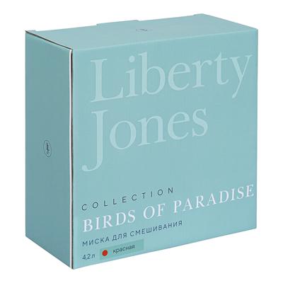 Аксессуар ЯЯЯ Миска для смешивания birds of paradise, 4,2 л, красная арт. LJ0000210