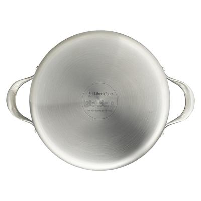 Аксессуар ЯЯЯ Кастрюля с крышкой 3ply etalon, D24 см, 4 л арт. LJ0000228
