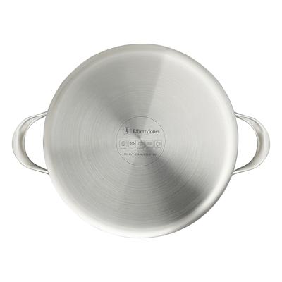 Аксессуар ЯЯЯ Кастрюля с крышкой 3ply etalon, D24 см, 6 л арт. LJ0000229