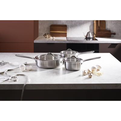 Аксессуар ЯЯЯ Ковш с крышкой 3ply etalon, D16 см, 1,4 л арт. LJ0000226