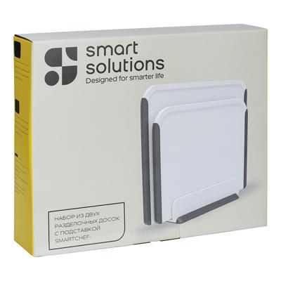 Аксессуар ЯЯЯ Набор из двух разделочных досок с подставкой smartchef арт. SS000065