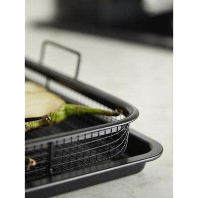Аксессуар ЯЯЯ Противень для запекания с решеткой-гриль roast masters, 36х45 см, черный арт. LJ0000386