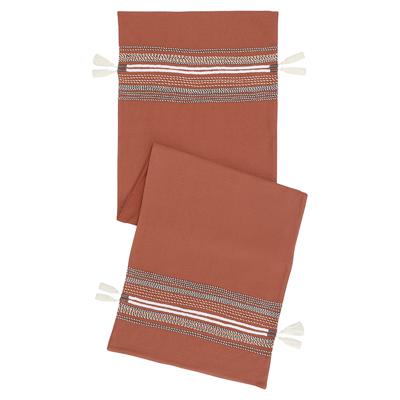Салфетка Tkano Дорожка на стол с вышивкой braids из коллекции ethnic, 45х150 см арт. TK23-TR0002
