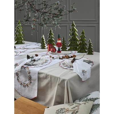 Остальные предметы Tkano Дорожка на стол festive wreath из коллекции new year essential, 45х150 см арт. TK24-TR0007