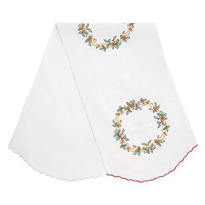 Остальные предметы Tkano Дорожка на стол festive wreath из коллекции new year essential, 45х150 см арт. TK24-TR0007
