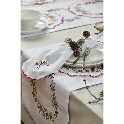 Остальные предметы Tkano Набор из двух салфеток festive wreath из коллекции new year essential, 45х45 см арт. TK24-NA0002