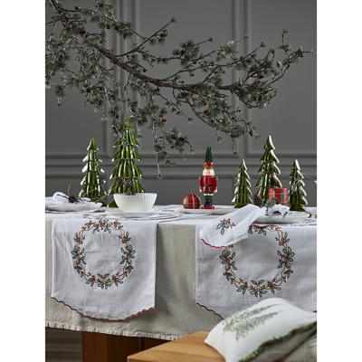 Остальные предметы Tkano Набор из двух салфеток festive wreath из коллекции new year essential, 45х45 см арт. TK24-NA0002
