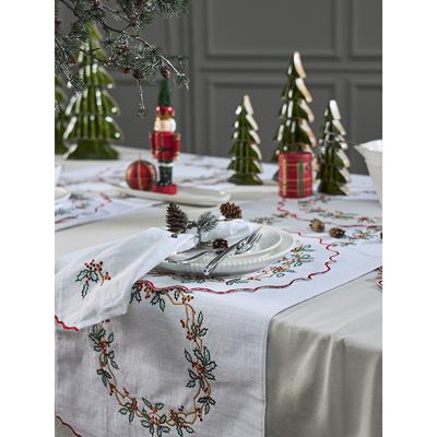 Остальные предметы Tkano Набор из двух салфеток festive wreath из коллекции new year essential, 45х45 см арт. TK24-NA0002