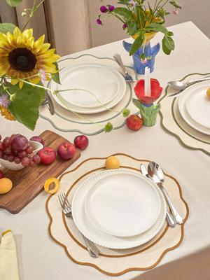 Остальные предметы Tkano Салфетка под приборы anemone из коллекции trendy ruffles, D38 см, карри арт. TK25-PM0005
