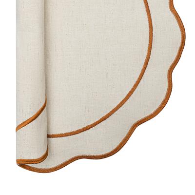 Остальные предметы Tkano Салфетка под приборы anemone из коллекции trendy ruffles, D38 см, карри арт. TK25-PM0005