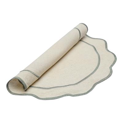 Остальные предметы Tkano Салфетка под приборы anemone из коллекции trendy ruffles, D38 см, серый арт. TK25-PM0004
