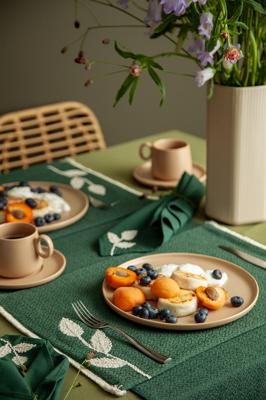 Остальные предметы Tkano Салфетка сервировочная garden harmony из коллекции ethnic, 45х45 см арт. TK25-NA0004