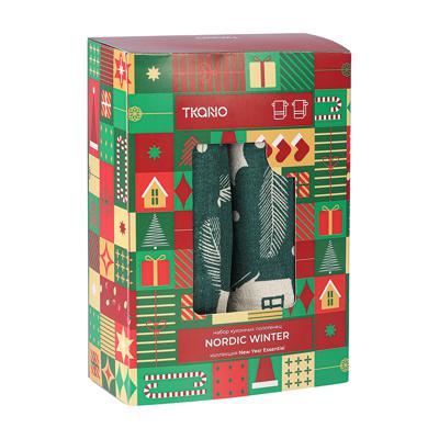 Остальные предметы Tkano Набор кухонных полотенец nordic winter из коллекции new year essential, 50х70 см арт. TK25-TT0005