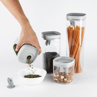 Набор QUALY Набор кухонных емкостей lucky mouse арт. QL10348-CL-GY