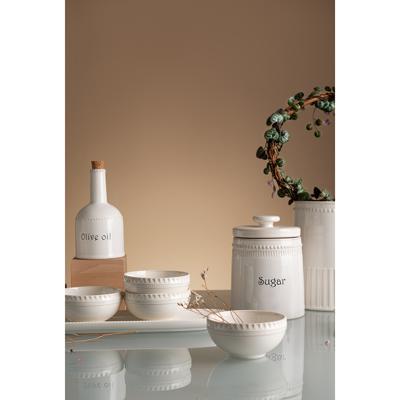 Банка Tkano Банка для сахара белого цвета из коллекции kitchen spirit, 820 мл арт. TK22-TW_JAR0002