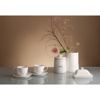 Банка Tkano Банка для сахара белого цвета из коллекции kitchen spirit, 820 мл арт. TK22-TW_JAR0002