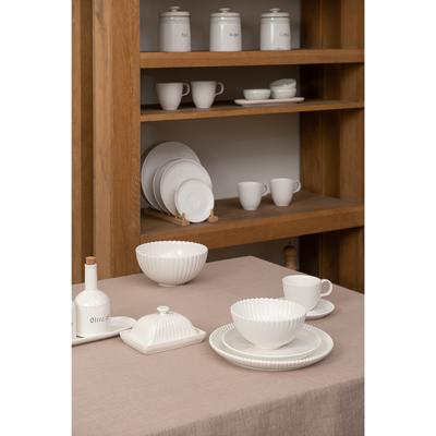Банка Tkano Банка для чая белого цвета из коллекции kitchen spirit, 820 мл арт. TK22-TW_JAR0003