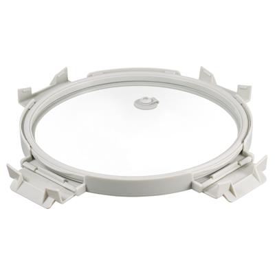 Контейнер ЯЯЯ Контейнер для запекания и хранения круглый click glass, 1,3 л, светло-серый арт. SFE-SS-CN-GLS-GR-1.3