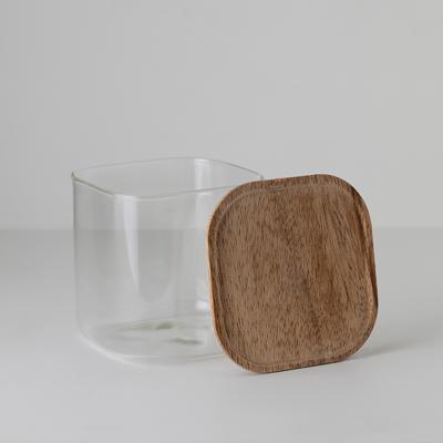 Остальные предметы ЯЯЯ Банка для хранения квадратная glass acacia, 800 мл арт. SS0000348