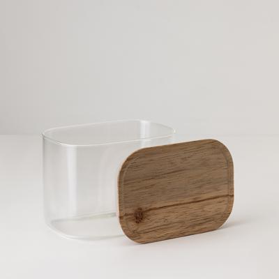 Остальные предметы ЯЯЯ Банка для хранения прямоугольная glass acacia, 600 мл арт. SS0000344