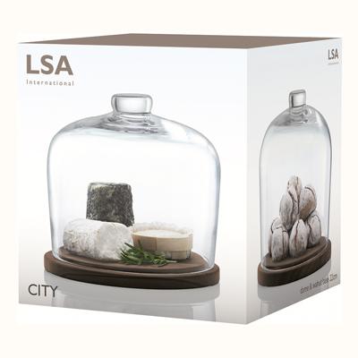 Блюдо LSA International Блюдо сервировочное с крышкой city, D22 см арт. G1240-22-301
