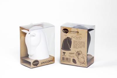 Держатель QUALY Держатель для зубочисток unicorn, белый арт. QL10295-WH