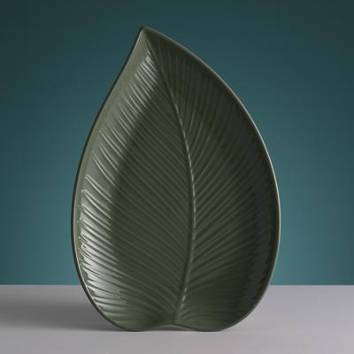 Блюдо MASON CASH Блюдо сервировочное in the forest leaf, 26х38 см, серо-зеленое арт. 2002.223