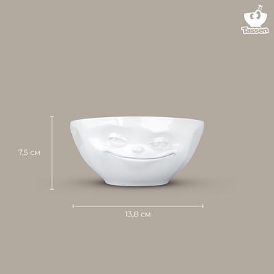 Чаша Tassen Чаша grinning, 350 мл, белая арт. T02.01.01