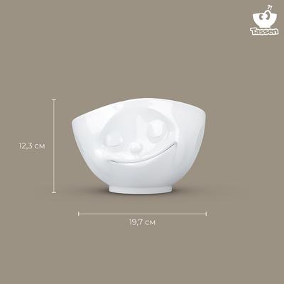 Чаша Tassen Чаша happy, 1 л, белая арт. T02.24.01