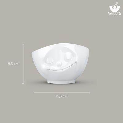 Чаша Tassen Чаша happy, 500 мл, белая арт. T01.04.01