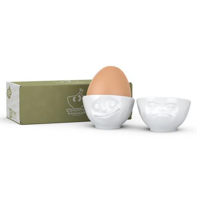 Подставка Tassen Набор подставок для яиц happy & hmpff, белый, 2 шт. арт. T01.53.01
