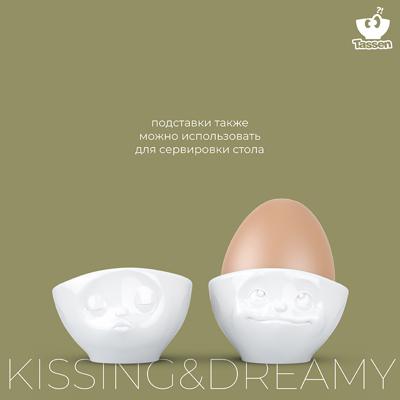 Подставка Tassen Набор подставок для яиц kissing & dreamy, белый, 2 шт. арт. T01.51.01