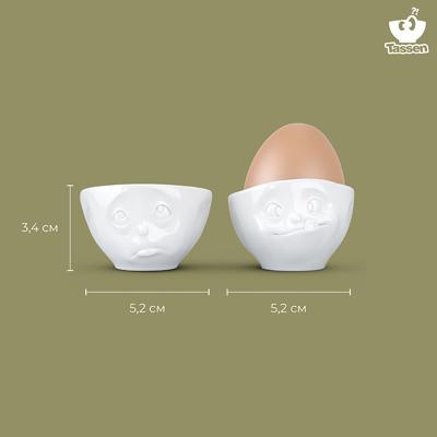 Подставка Tassen Набор подставок для яиц oh please & tasty, белый, 2 шт. арт. T01.52.01