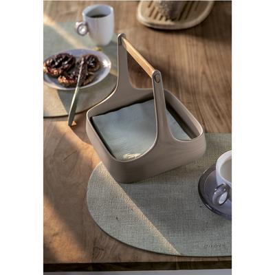 Салфетка Guzzini Салфетка подстановочная овальная двухсторонняя fabric, мятная арт. 22604660