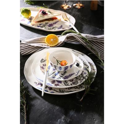 Тарелка ЯЯЯ Набор тарелок floral, D26 см, 2 шт. арт. LJ_SB_PL26