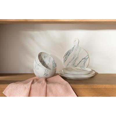 Тарелка ЯЯЯ Набор тарелок marble, D21 см, 2 шт. арт. LJ_RM_PL21
