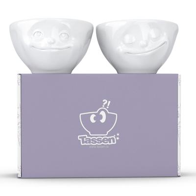 Чаша Tassen Набор чаш dreamy & happy, 100 мл, белый, 2 шт. арт. T01.30.01