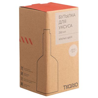 Бутылка Tkano Бутылка для уксуса белого цвета из коллекции kitchen spirit, 250 мл арт. TK22-TW_BTL0002